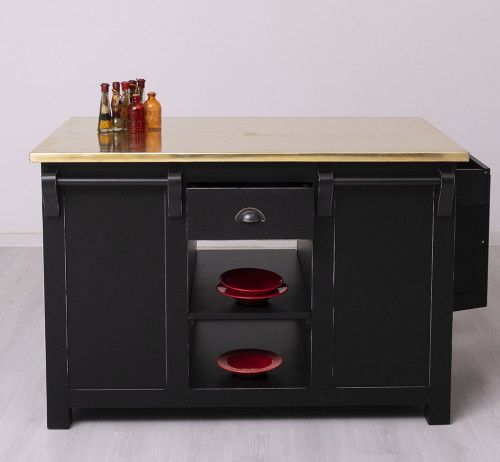 Ilot central de cuisine ROMANE - 135x85x90 cm
