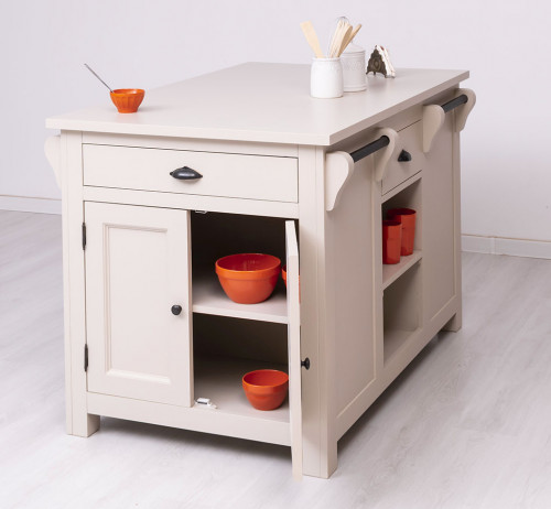 Ilot central de cuisine ROMANE - 135x85x90 cm