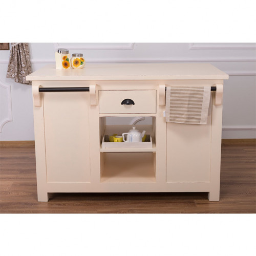 Ilot central de cuisine ROMANE - 135x85x90 cm