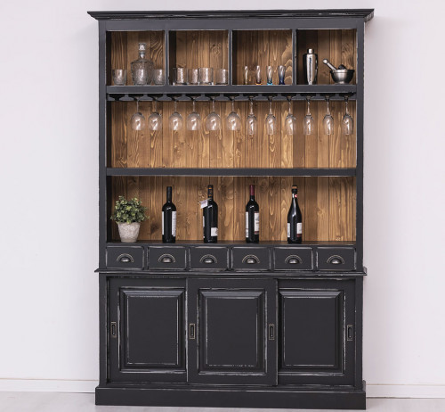 Etagère Fond de bar - 151x36x210 cm