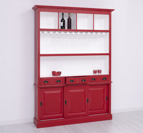 Etagère Fond de bar - 151x36x210 cm