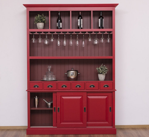 Etagère Fond de bar - 151x36x210 cm