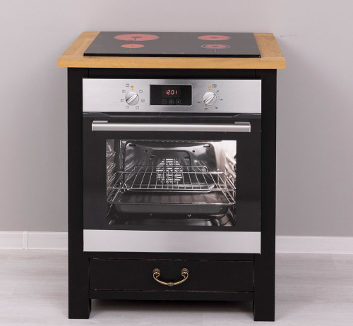 Meuble bas de cuisine ROMANE pour four encastrable - 76x65x90 cm