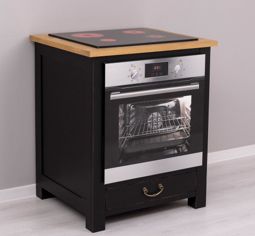 Meuble bas de cuisine ROMANE pour four encastrable - 76x65x90 cm