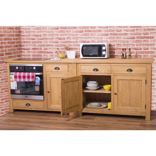 Meuble bas de cuisine ROMANE - 120x65x90 cm