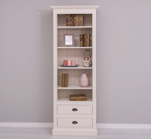 Colonne Etagère ROMANE en pin massif - 79x39x210 cm