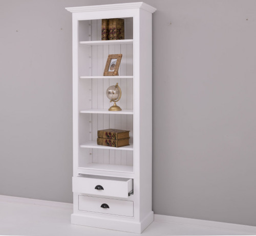 Colonne Etagère ROMANE en pin massif - 79x39x210 cm
