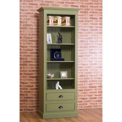 Colonne Etagère ROMANE en pin massif - 79x39x210 cm