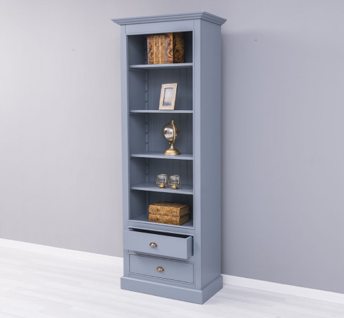 Colonne Etagère ROMANE en pin massif - 79x39x210 cm