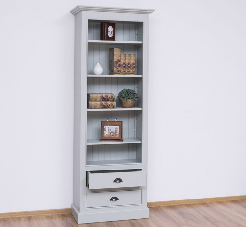 Colonne Etagère ROMANE en pin massif - 79x39x210 cm