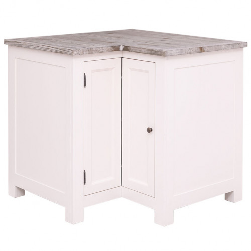 Meuble bas d'angle de cuisine ROMANE - (98+98)x65x90 cm