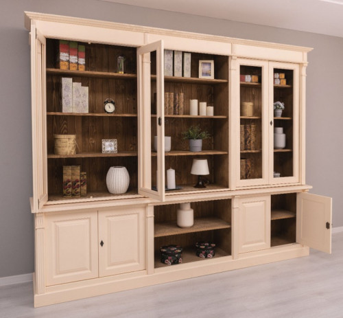 Grande bibliothèque Vitrine  ROMANE - 286x51x228 cm