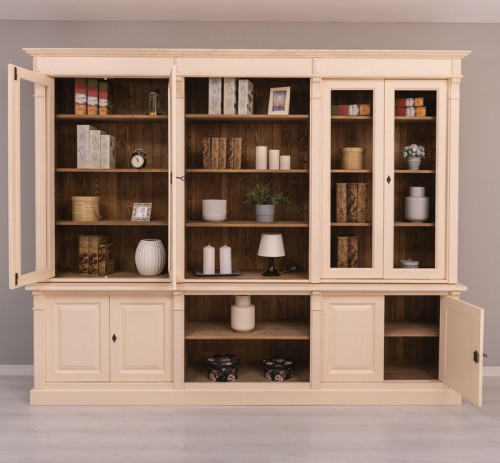 Grande bibliothèque Vitrine  ROMANE - 286x51x228 cm