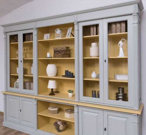 Grande bibliothèque Vitrine  ROMANE - 286x51x228 cm