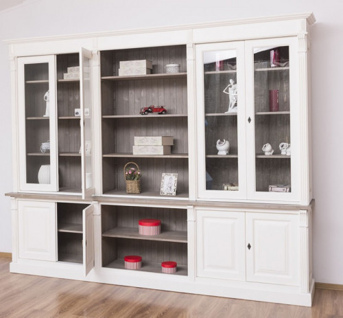 Grande bibliothèque Vitrine  ROMANE - 286x51x228 cm