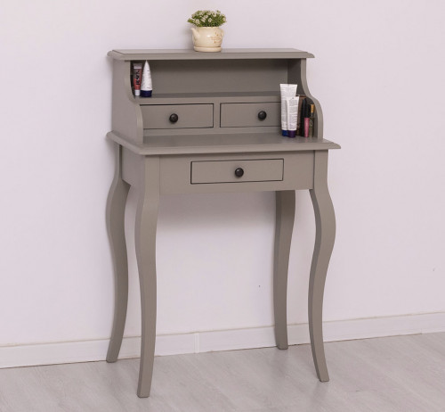 Bureau Bonheur du Jour en bois massif ROMANE - 65x40x103 cm