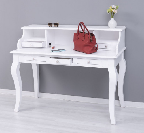 Bureau Secrétaire Dos d'âne ROMANE | 130x60x103 cm