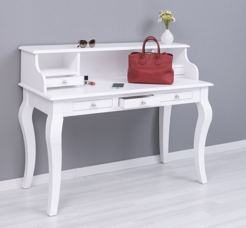Bureau Secrétaire Dos d'âne ROMANE | 130x60x103 cm