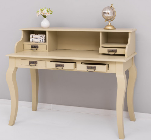 Bureau Secrétaire Dos d'âne ROMANE | 130x60x103 cm