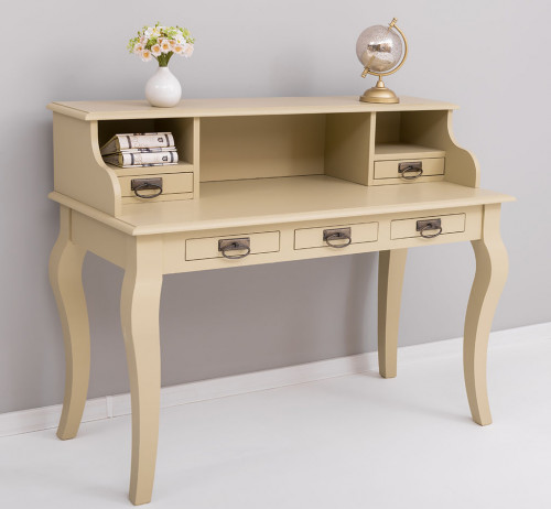 Bureau Secrétaire Dos d'âne ROMANE | 130x60x103 cm