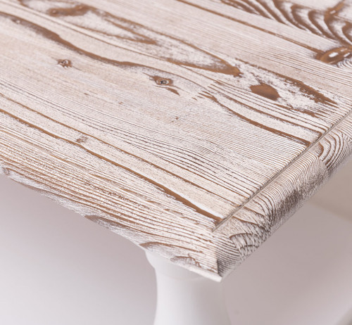 Table basse en bois massif ROMANE - 120x65x48 cm