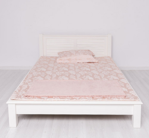Lit 2 personnes avec Tête de lit ROMANE | 140x200cm