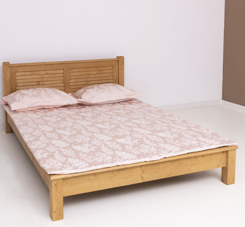 Lit 2 personnes avec Tête de lit ROMANE | 160x200cm