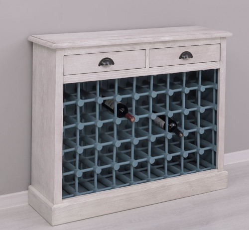 Meuble range bouteille ROMANE - 110x34x90