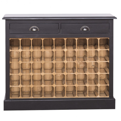 Meuble range bouteille ROMANE - 110x34x90