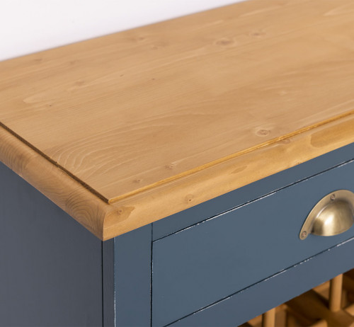Meuble range bouteille ROMANE - 110x34x90