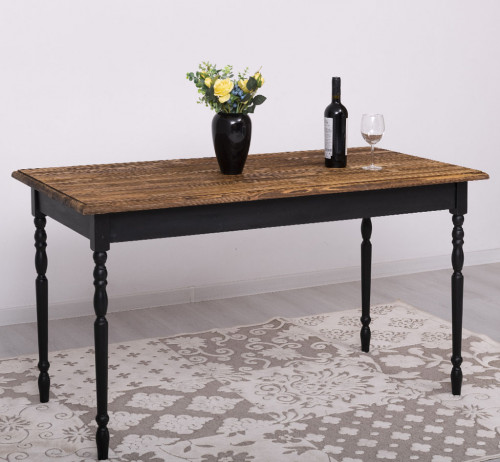 Table ROMANE en bois massif - 140x70x78cm