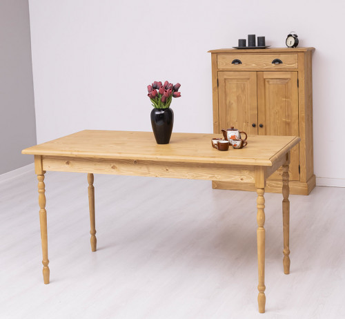 Table ROMANE en bois massif - 140x70x78cm