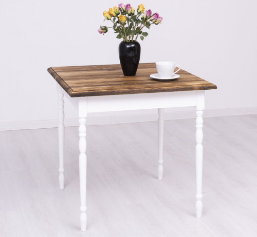 Table ROMANE en bois massif - 80x70x78cm