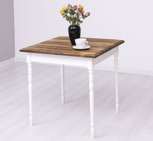 Table ROMANE en bois massif - 80x70x78cm