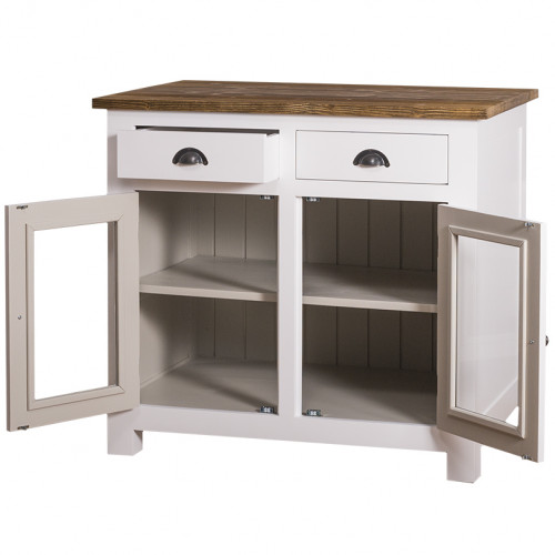 Meuble bas de cuisine ROMANE - 100x65x90 cm