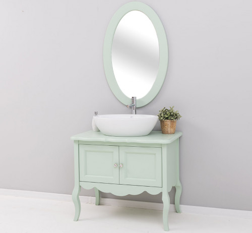 Meuble Vasque en bois Massif ROMANE - 90x54x75cm