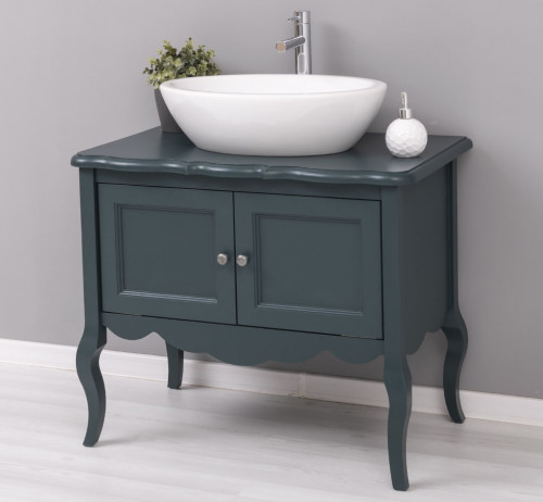 Meuble Vasque en bois Massif ROMANE - 90x54x75cm