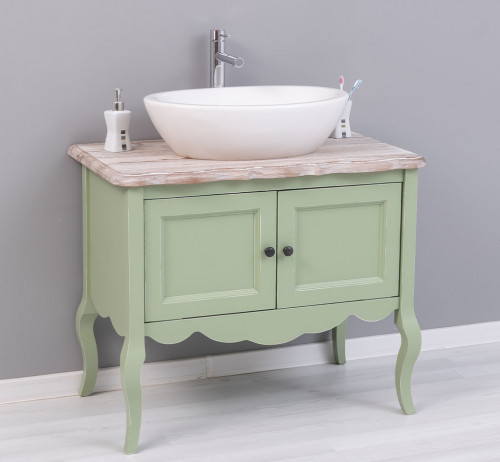 Meuble Vasque en bois Massif ROMANE - 90x54x75cm