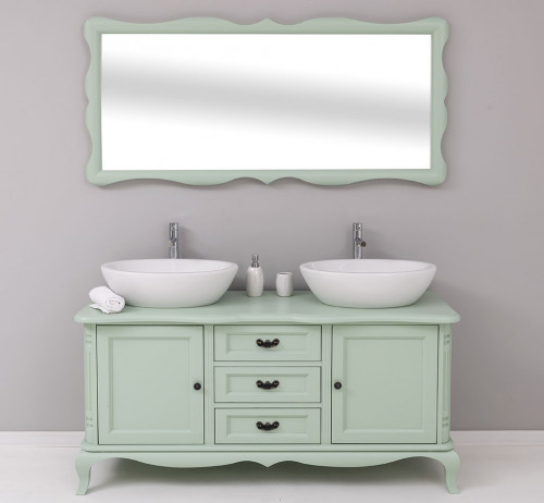 Miroir en bois massif ROMANE - 168x5x78cm