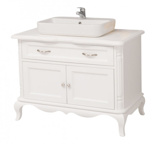 Meuble vasque en pin massif - 100x75x57 cm
