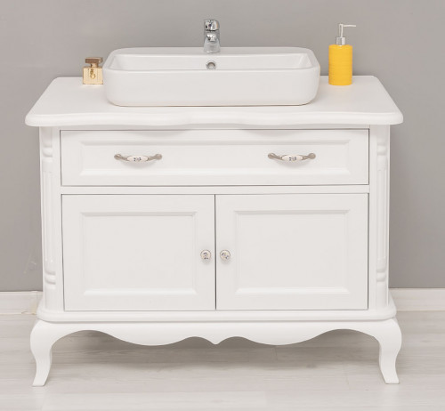 Meuble vasque en pin massif - 100x75x57 cm