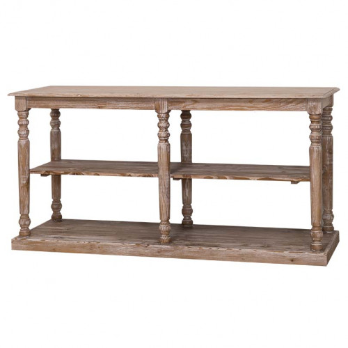 Table de mercerie avec plateau en Pin