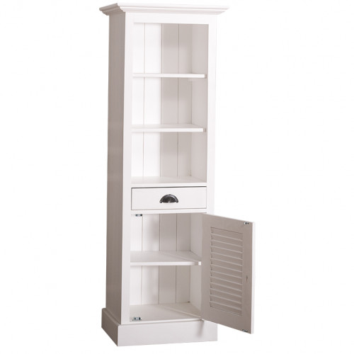 Colonne Étagère ROMANE en pin massif - 54x41x160 cm