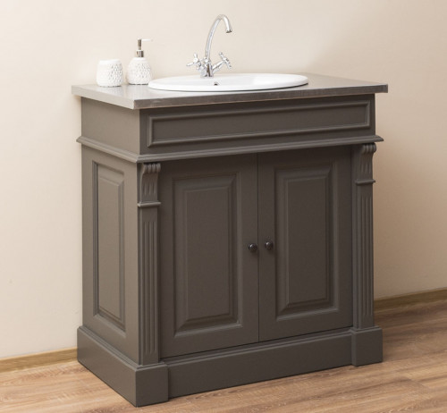 Meuble Vasque ROMANE en pin massif - 90x51x91cm