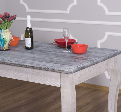 Table de repas ROMANE en bois massif - 210x90x78 cm