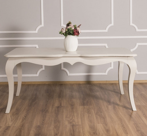 Table de salle à manger ROMANE en bois massif - 180x90x78 cm