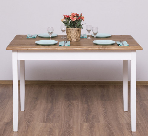 Table de cuisine ROMANE en bois massif - 120x70x78