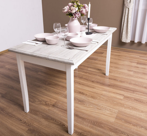 Table ROMANE en bois massif - 140x70x78 cm