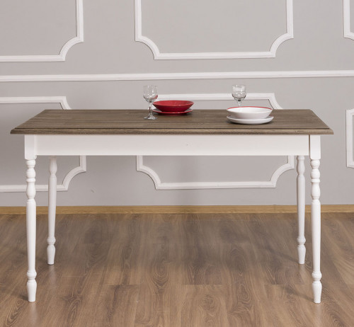 Table ROMANE en bois massif - 140x70x78cm