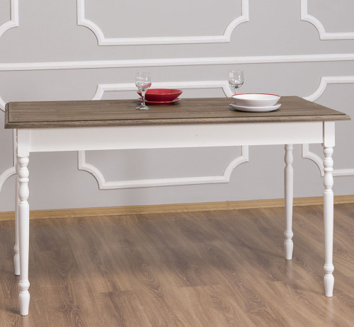 Table ROMANE en bois massif - 140x70x78cm